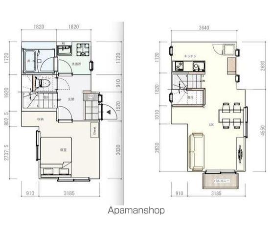 CASA PITTORE上星川(1LDK)の間取り写真