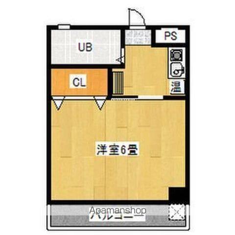 コーポヤマオカ(1K/3階)の間取り写真