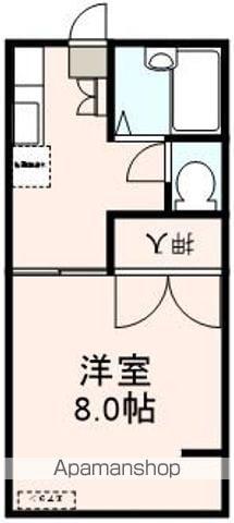 第二文京ハイツ(1K/2階)の間取り写真