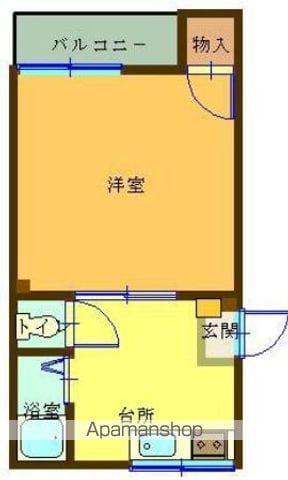 メゾン美和(1K/2階)の間取り写真