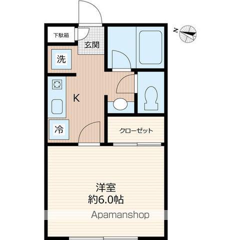 EVER COURT野方A(1K/2階)の間取り写真