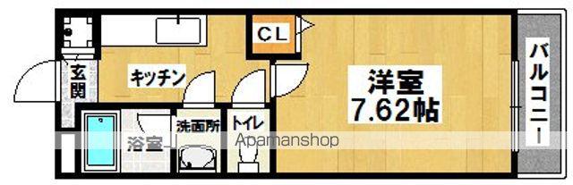 ファインコートⅠ番館(1K/2階)の間取り写真