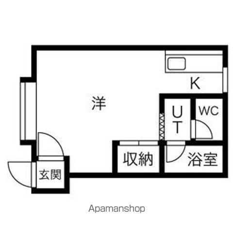 クレドール379(1K/2階)の間取り写真