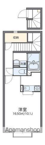 レオネクストアビタシオン 阿見(1K/2階)の間取り写真