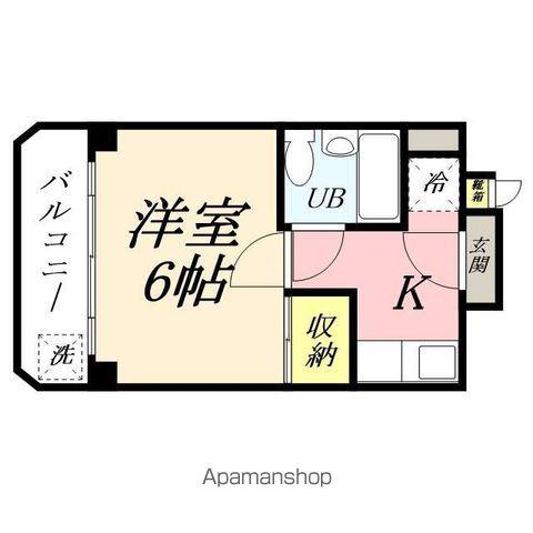 COMFORT HIROSE Ⅰ(1K/3階)の間取り写真
