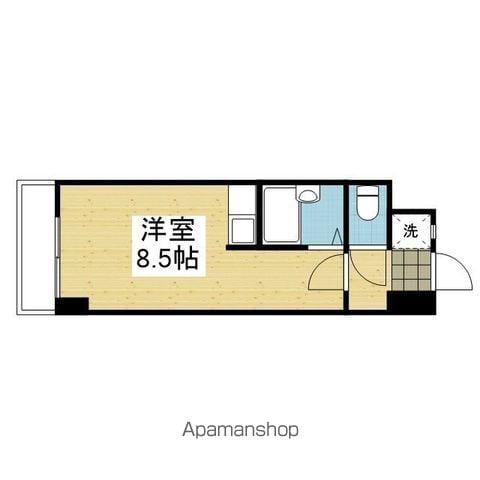 CASA FELIZ(ワンルーム/1階)の間取り写真