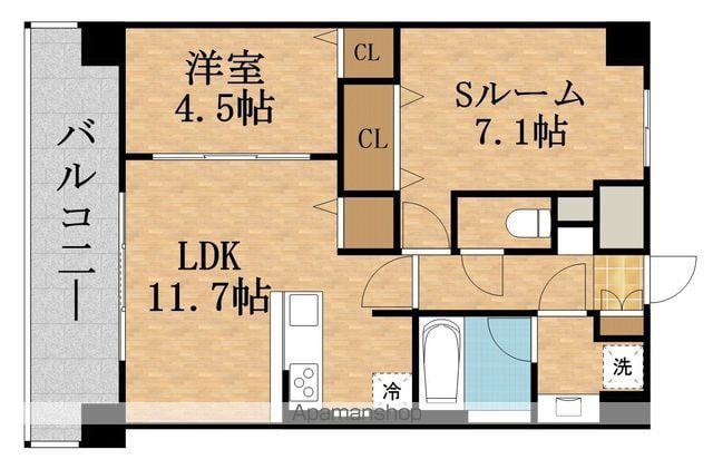 SEIWA PALACE SHIN-OSAKA(1SLDK/7階)の間取り写真