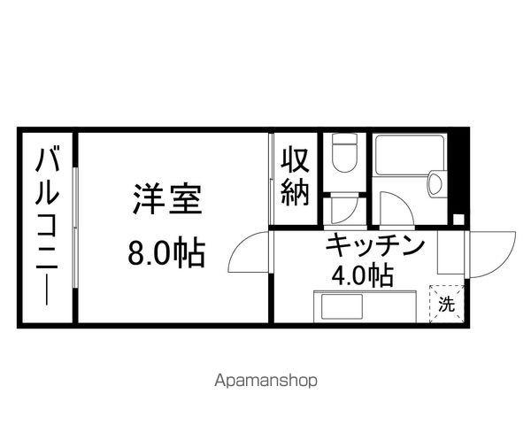 ハイツゆめ21(1K/2階)の間取り写真