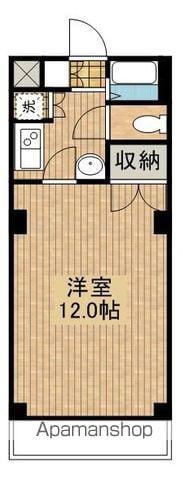 オクタワーズ宮崎南(1K/2階)の間取り写真