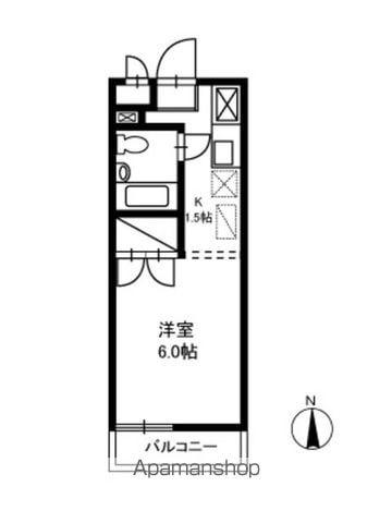 アーバンライフ(1K/2階)の間取り写真