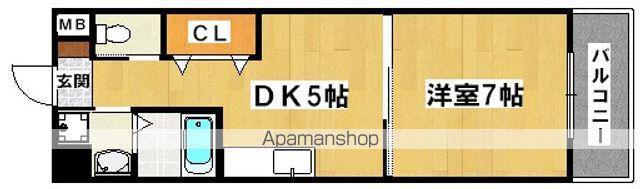 MY STAGE(1DK/1階)の間取り写真