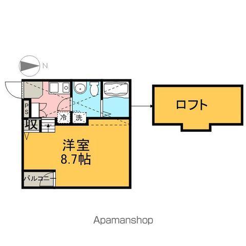 ノヴェル千代田(1K/1階)の間取り写真