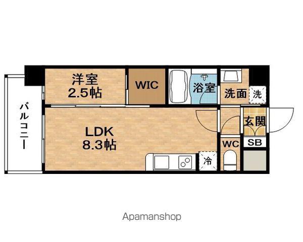 COMFORIALIVAWAJI(1LDK/9階)の間取り写真