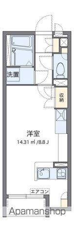 レオネクストイディアルT(ワンルーム/2階)の間取り写真