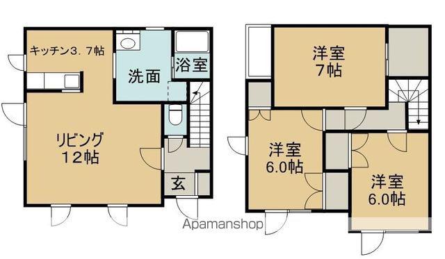 ほとり五番館(3LDK)の間取り写真