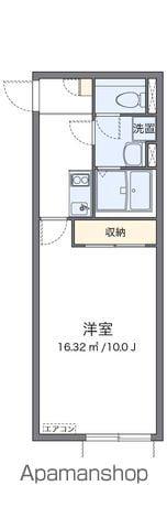 クレイノコルノ(1K/1階)の間取り写真