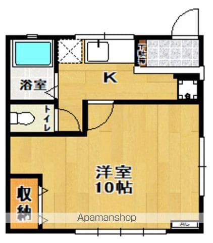 学生第一コーポ(1K/1階)の間取り写真