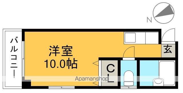 パインヴィレッジ(ワンルーム/1階)の間取り写真