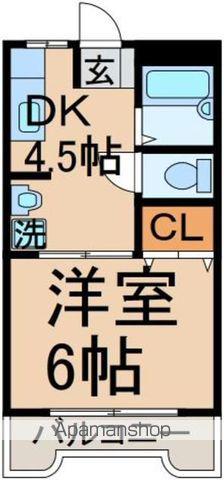 メゾンドールサシダ(1DK/3階)の間取り写真