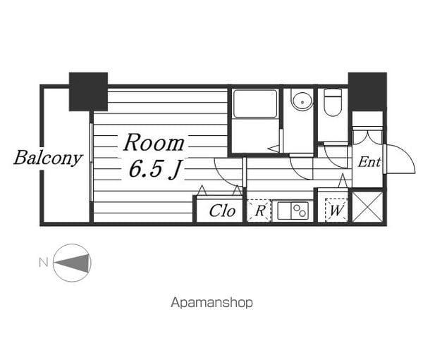 プレサンス大須プライマル(1K/5階)の間取り写真
