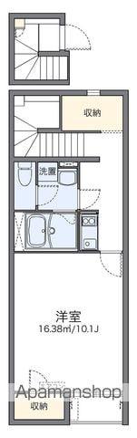 レオネクスト南蔵王(1K/2階)の間取り写真