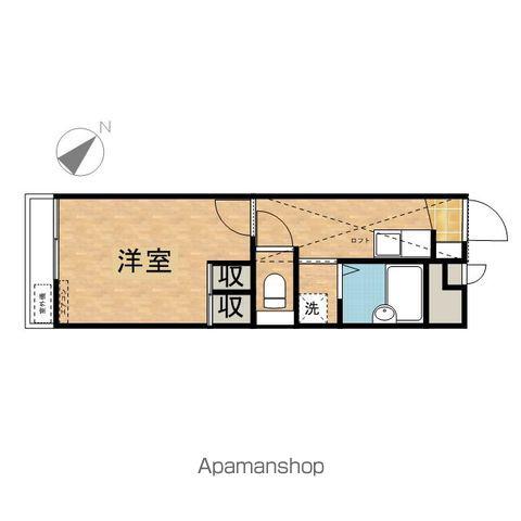 レオパレス七国レオン(1K/1階)の間取り写真