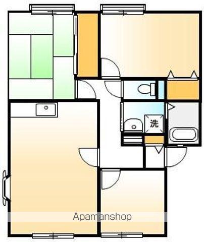 サンビレッジ城西(3LDK/1階)の間取り写真