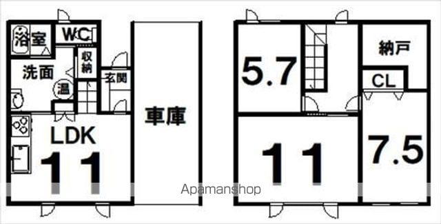 369(ミロク)(3LDK)の間取り写真
