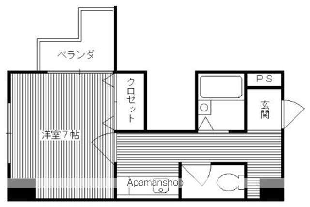 山科アーバンコテージ(1K/1階)の間取り写真