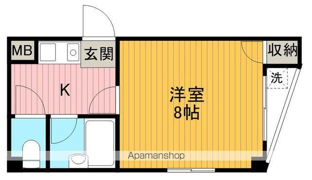 メゾン阪本(1K/3階)の間取り写真