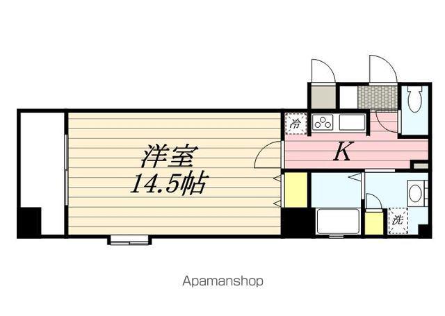 サヴォイ ジ アトリウム(1K/3階)の間取り写真