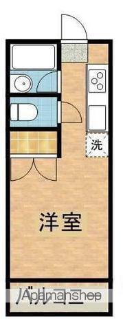 ジュネス神宮外苑(ワンルーム/2階)の間取り写真