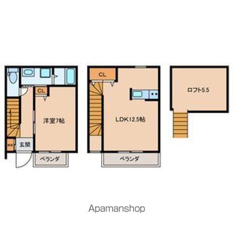 ファセット古ヶ崎C(1LDK)の間取り写真