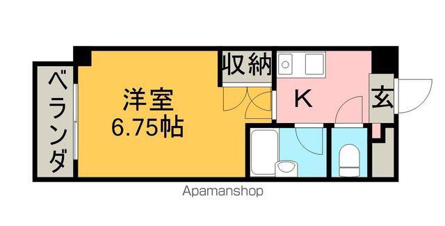 グレイス国府宮(1K/5階)の間取り写真