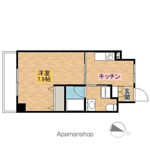 フィットエル仙台一番町(1K/11階)の間取り写真