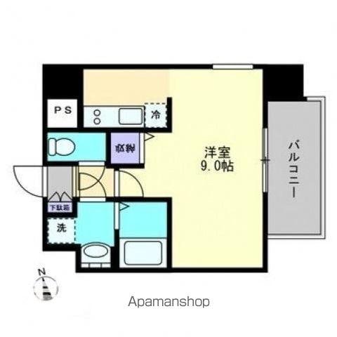 S-FORT高松中野町(1K/9階)の間取り写真