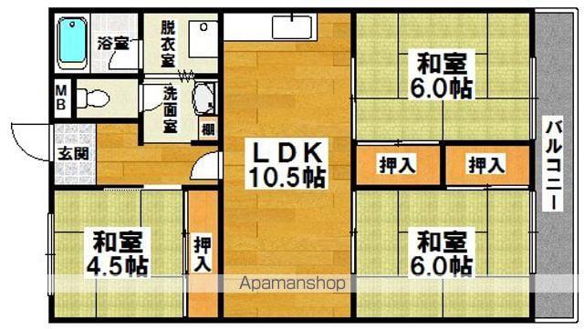 コーポフェニックス(3LDK/3階)の間取り写真