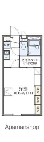 レオパレストーワ(1K/1階)の間取り写真