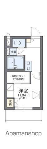 レオパレスMOANA(1K/4階)の間取り写真