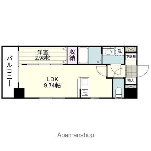 グランメゾン春桜(1LDK/3階)の間取り写真