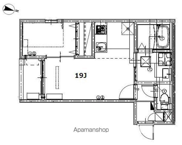 メイクス R 守山(1LDK/3階)の間取り写真