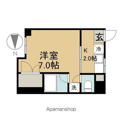 ジュネパレス(1K/3階)の間取り写真