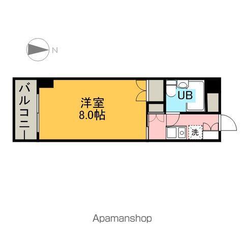 井口クインズコート(1K/2階)の間取り写真