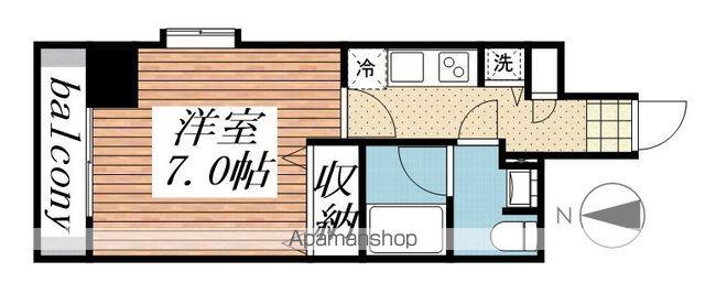 プレスタイル両国(1K/11階)の間取り写真