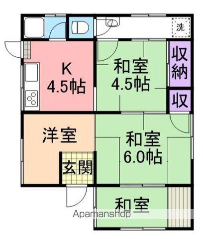 阪和線 和泉鳥取駅 徒歩12分 1階建 築49年(4K)の間取り写真