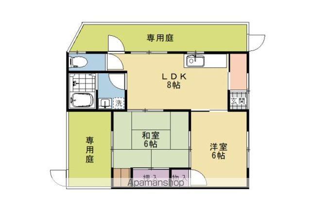 桂久方町81(2DK)の間取り写真