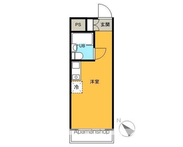 スカイコート荻窪第3(ワンルーム/1階)の間取り写真