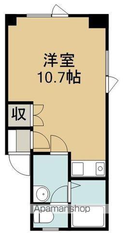 メゾンドフラッシュ五稜郭(ワンルーム/3階)の間取り写真