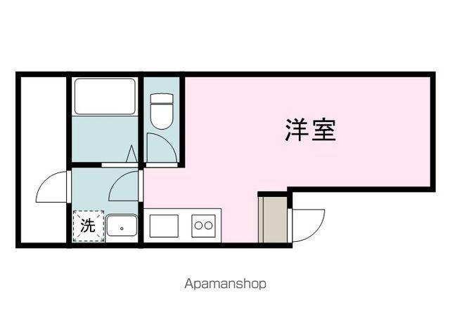 SATOビル神辺(ワンルーム/2階)の間取り写真