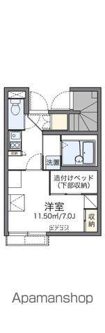 レオパレス天草Ⅱ(1K/1階)の間取り写真